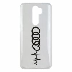 Чехол для Xiaomi Redmi Note 8 Pro Audi heart rate - PrintSalon