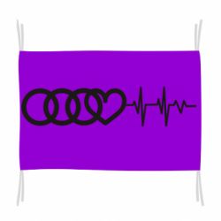Флаг Audi heart rate - PrintSalon