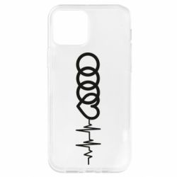 Чехол для iPhone 12 Audi heart rate - PrintSalon