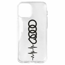 Чехол для iPhone 12 mini Audi heart rate - PrintSalon