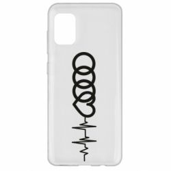 Чехол для Samsung A31 Audi heart rate - PrintSalon