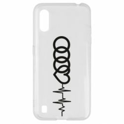 Чехол для Samsung A01/M01 Audi heart rate - PrintSalon