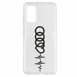 Чехол для Samsung S20 Audi heart rate - PrintSalon