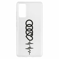 Чехол для Samsung S20 FE Audi heart rate - PrintSalon