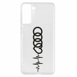 Чехол для Samsung S21+ Audi heart rate - PrintSalon