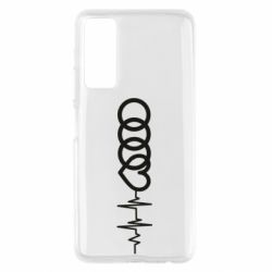 Чехол для Huawei P Smart 2021 Audi heart rate - PrintSalon