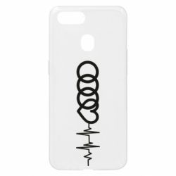 Чехол для Oppo A5s/A12 Audi heart rate - PrintSalon