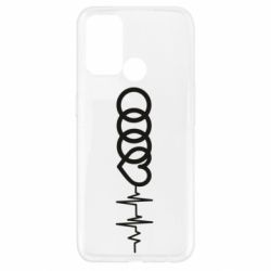 Чехол для Oppo A52/A72/A92 Audi heart rate - PrintSalon
