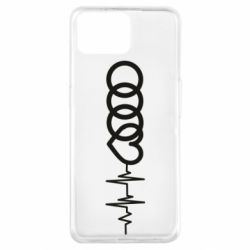 Чехол для Oppo A73 Audi heart rate - PrintSalon