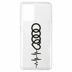 Чехол для Oppo A74 4G Audi heart rate - PrintSalon