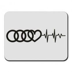 Коврик для мыши Audi heart rate - PrintSalon