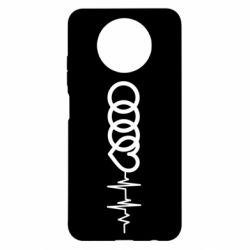 Чехол для Xiaomi Redmi Note 9 5G/Redmi Note 9T Audi heart rate