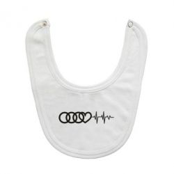 Слюнявчик  Audi heart rate - PrintSalon