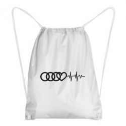 Рюкзак-мешок Audi heart rate - PrintSalon