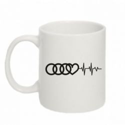Чашка 320ml Audi heart rate - PrintSalon