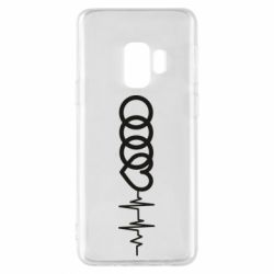 Чехол для Samsung S9 Audi heart rate - PrintSalon