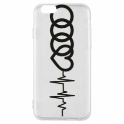 Чехол для iPhone 6/6S Audi heart rate - PrintSalon