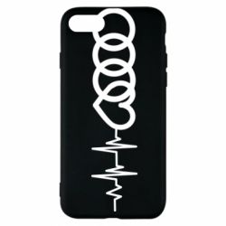 Чехол для iPhone 7 Audi heart rate - PrintSalon