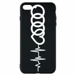 Чехол для iPhone 8 Plus Audi heart rate - PrintSalon