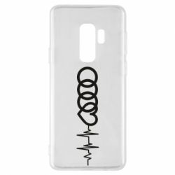 Чехол для Samsung S9+ Audi heart rate - PrintSalon