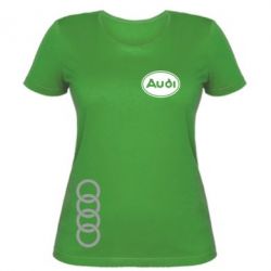 Жіноча футболка Логотип Audi - PrintSalon