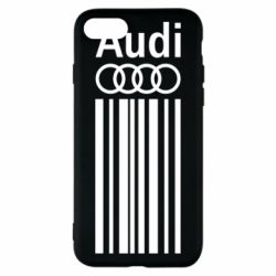 Чехол для iPhone 8 Aуди лого - PrintSalon