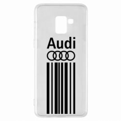 Чехол для Samsung A8+ 2018 Aуди лого - PrintSalon