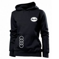 Худі жіноче Логотип Audi - PrintSalon
