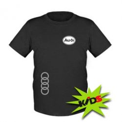 Дитяча футболка Логотип Audi - PrintSalon