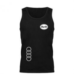 Майка чоловіча Логотип Audi-PrintSalon Майка чоловіча Логотип Audi