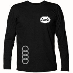 Футболка з довгим рукавом Логотип Audi - PrintSalon