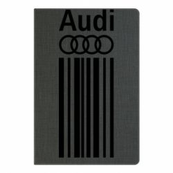 Блокнот с принто Aуди лого - PrintSalon
