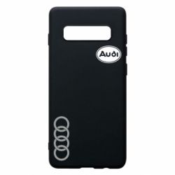 Чохол для Samsung S10+ Логотип Audi-PrintSalon Чохол для Samsung S10+ Логотип Audi