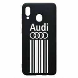 Чехол для Samsung A20 Aуди лого - PrintSalon