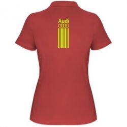 Женское поло Aуди лого - PrintSalon