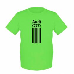 Детская футболка Aуди лого - PrintSalon