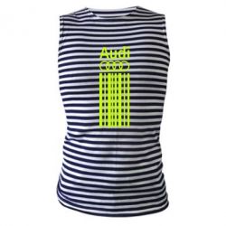 Майка-тельняшка Aуди лого - PrintSalon