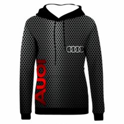 Жіноче 3D худі Audi logo