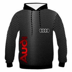 Мужское 3D худи Audi logo
