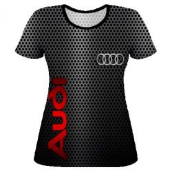 Женская футболка 3D Audi logo - PrintSalon