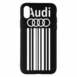 Чехол для iPhone X/Xs Aуди лого - PrintSalon