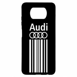 Чехол для Xiaomi Poco X3 Aуди лого - PrintSalon