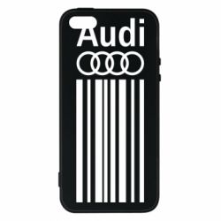 Чехол для iPhone5/5S/SE Aуди лого - PrintSalon