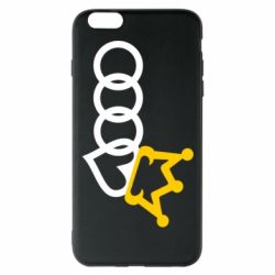Чехол для iPhone 6 Plus/6S Plus Audi queen - PrintSalon