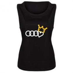 Женская майка Audi queen - PrintSalon