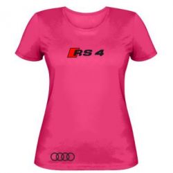 Женская футболка Audi RS4 - PrintSalon