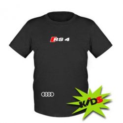 Детская футболка Audi RS4 - PrintSalon