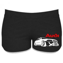 Женские шорты Audi Turbo - PrintSalon