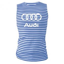 Майка-тельняшка Audi - PrintSalon