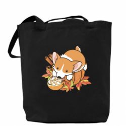 Эко-сумка Autumn Corgi - PrintSalon